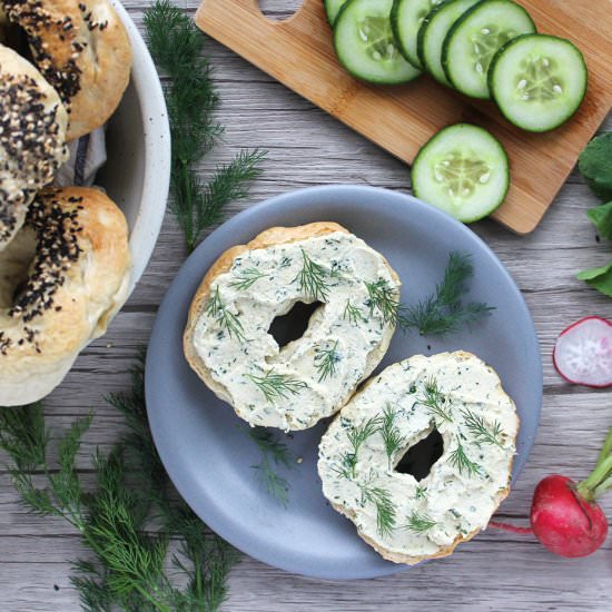 Herb and Garlic Cashew Spread - Recipe photo by EatPlantily