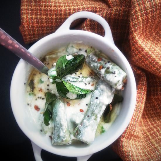 Drumstick (Moringa Pod) Raita - Recipe photo by steamingpot