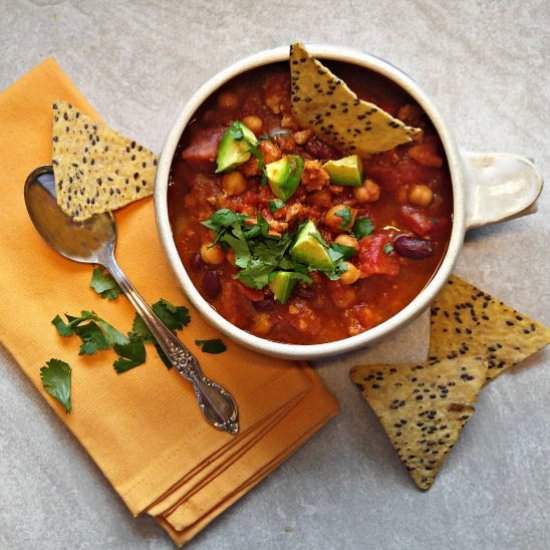 Crock Pot Pumpkin Chili - Recipe photo by thegardeningcook