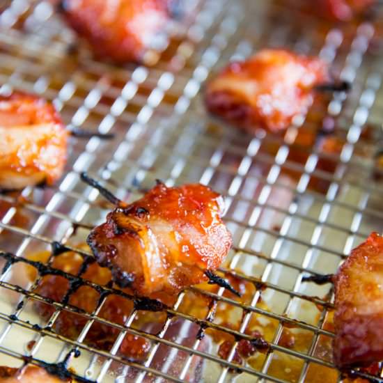 Bacon Wrapped Water Chestnuts - Recipe photo by culinaryhill