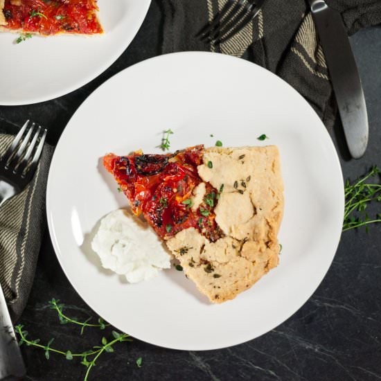 Roasted Tomato Galette - Recipe photo by mosthungry