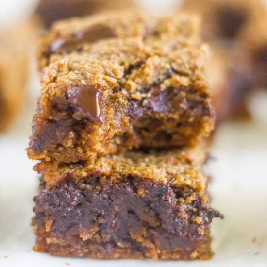 Paleo Pumpkin Blondies - Recipe photo by WhatMollyMade