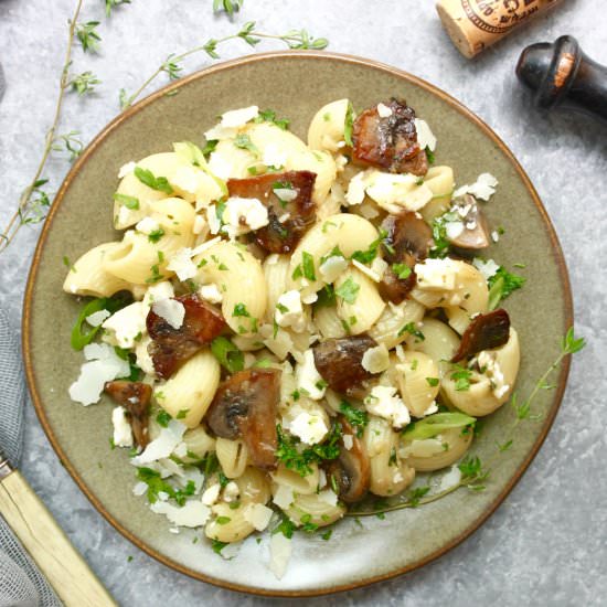 Weeknight Pasta with Mushrooms - Recipe photo by marilenaskitchen