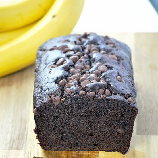 Chocolate Banana Bread - Recipe photo by IAteTheWholeThing