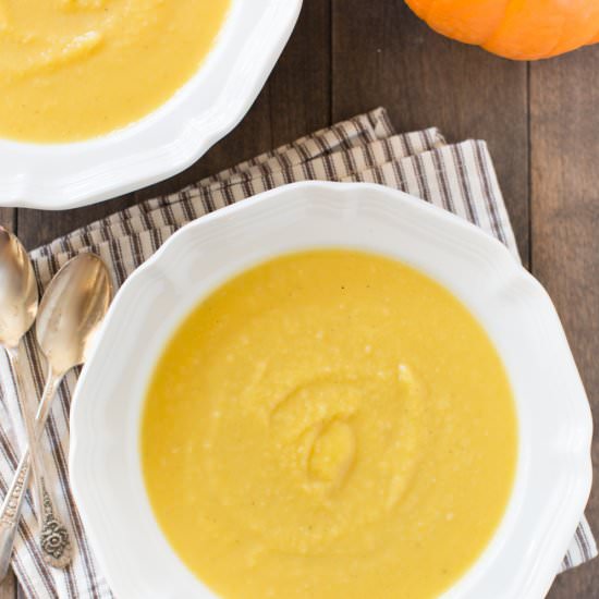 Classic Pumpkin Soup - Recipe photo by Kristine Underwood