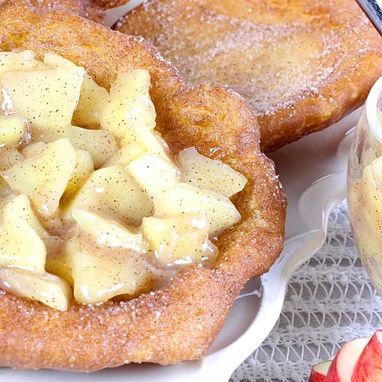 Apple Pie Fried Dough - Recipe photo by In Good Flavor