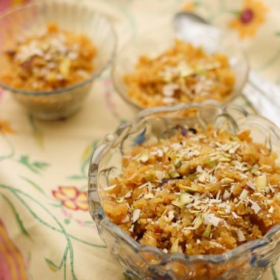 Moong Dal Halwa – Lentil pudding - Recipe photo by MyWeekendKitchen