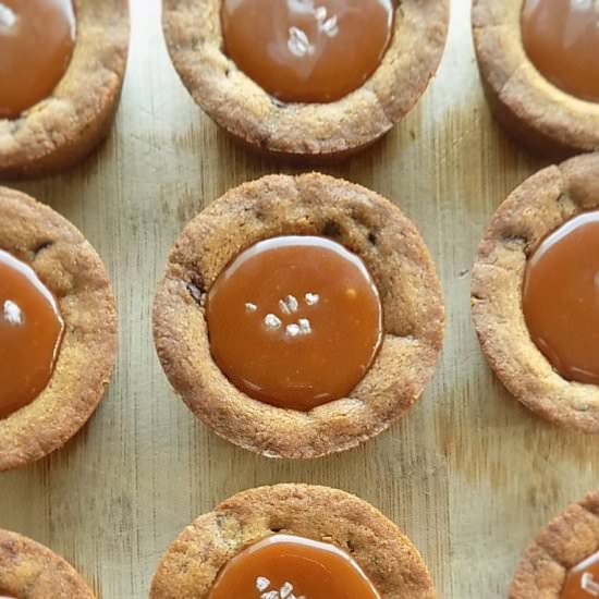 Salted Caramel Cookie Cups - Recipe photo by pastryandbeyond