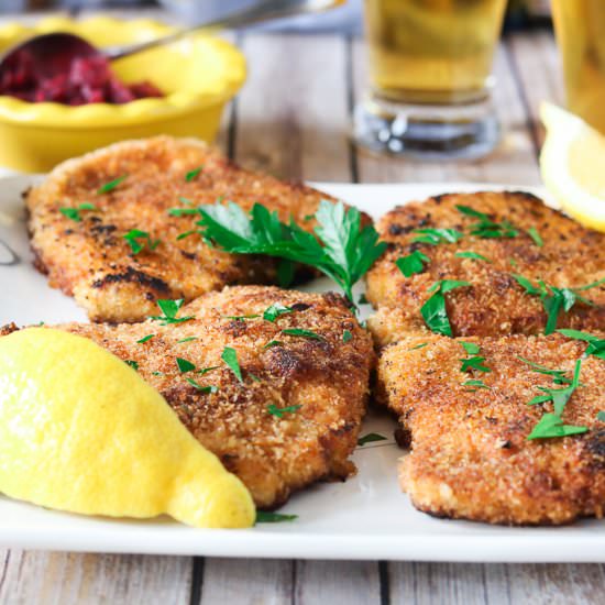 Traditional Pork Schnitzel - Recipe photo by Girl Heart Food