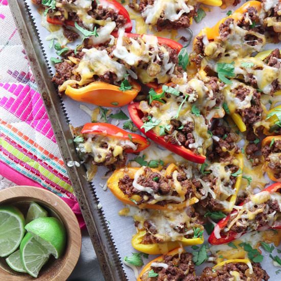 Jalapeño Chorizo Game Day Peppers - Recipe photo by tippsinthekitch