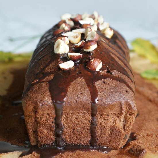 Cocoa cake with hazelnuts - Recipe photo by FitSweet