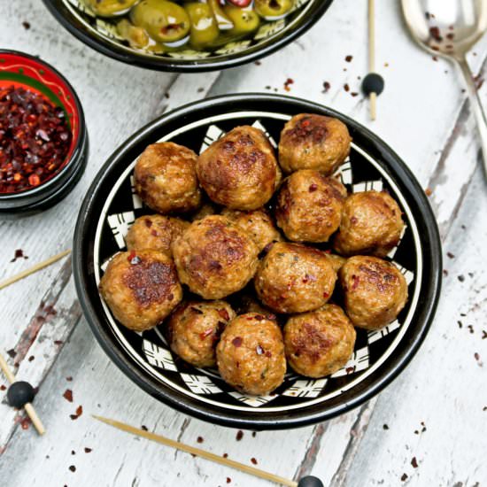 Spanish meatballs - Recipe photo by Culinaire bagage