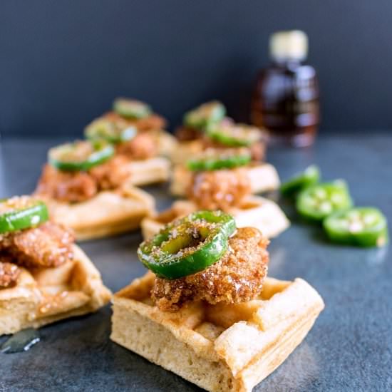 Homemade Chicken & Waffle Bites - Recipe photo by karylhenry