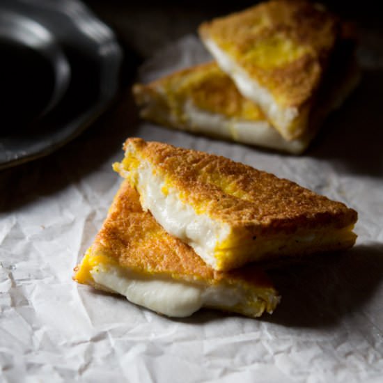 Mozzarella in Carrozza - Recipe photo by Inside the rustic kitchen
