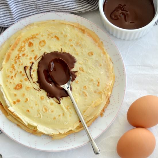 Easy French crepes - Recipe photo by Dels cooking twist