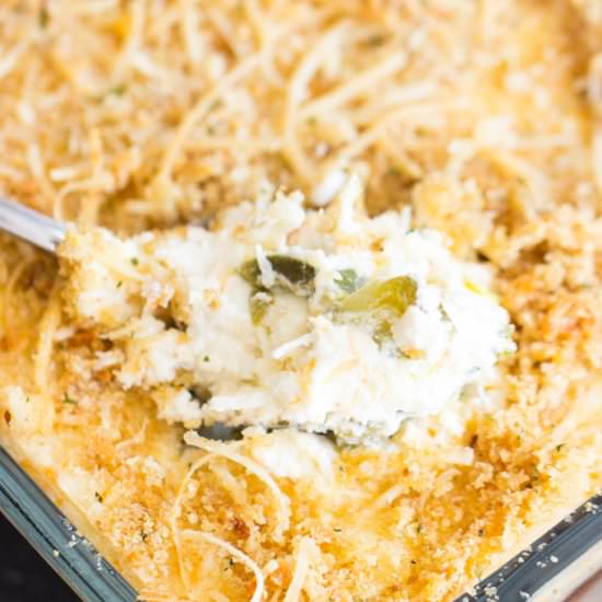 Jalapeno Popper Dip - Recipe photo by thegoldlininggirl