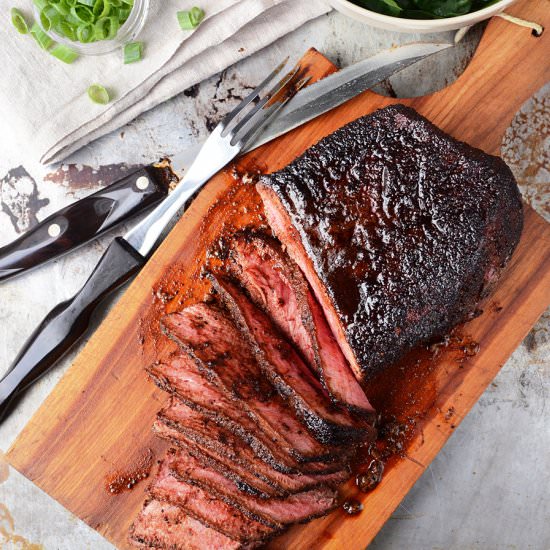 Coffee Rubbed London Broil - Recipe photo by vintagekitty