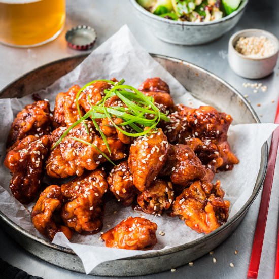 Korean Fried Chicken - Recipe photo by The Hungry Cook