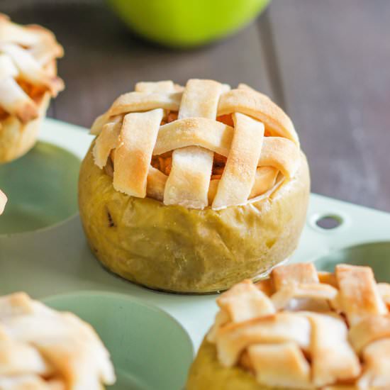 Healthy Single Serving Apple Pies - Recipe photo by dessertswithbenefits