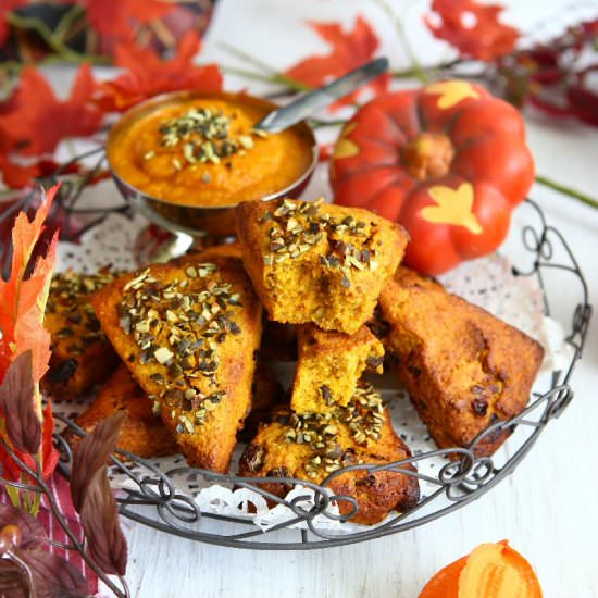 Pumpkin Emmer Scones with Dates - Recipe photo by angiesrecipes