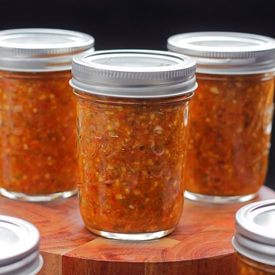 Hot Pepper Sauce - Recipe photo by tastesspicy