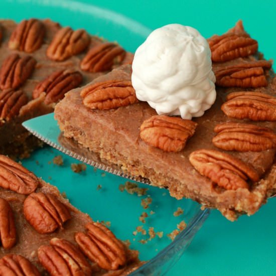 Raw Vegan Pecan Pie - Recipe photo by lovingitvegan