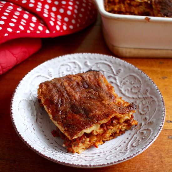 Simple Vegetarian Lasagne - Recipe photo by JohannaGGG
