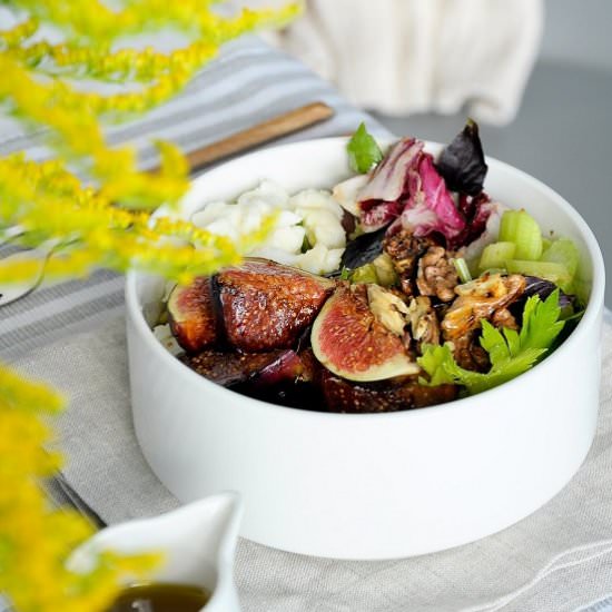 Balsamico Figs in Salad - Recipe photo by bazyliaczywanilia