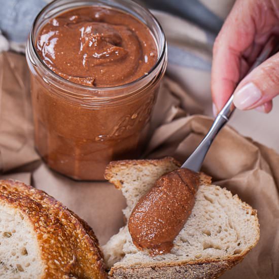 Cacao-Cinnamon-Vanilla Nut Butter - Recipe photo by Mychefsapron