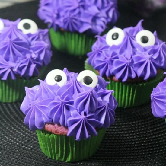 Halloween Monster Cupcakes - Recipe photo by FrugalCouponLiving