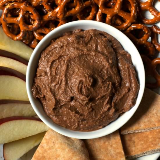 Magic 5 Ingredient Chocolate Hummus - Recipe photo by turniptheoven