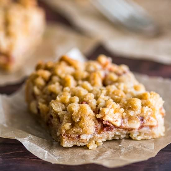 Small-batch Apple Pie Bars - Recipe photo by BakingMischief
