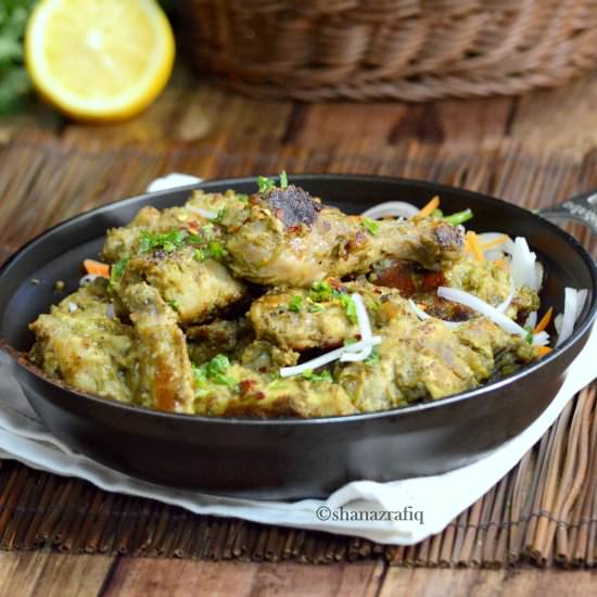 Afghani Chicken Tikka - Recipe photo by Shanaz Rafiq