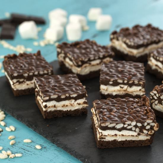 Marshmallow Brownies - Recipe photo by Home Cooking Adventure