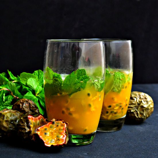 ginger passion fruit mojito - Recipe photo by kaluhiskitchen