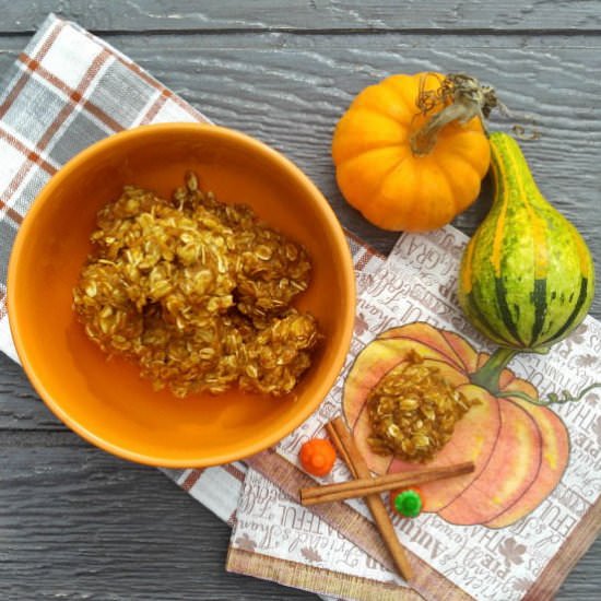 No Bake Pumpkin Spice Cookies - Recipe photo by thegardeningcook