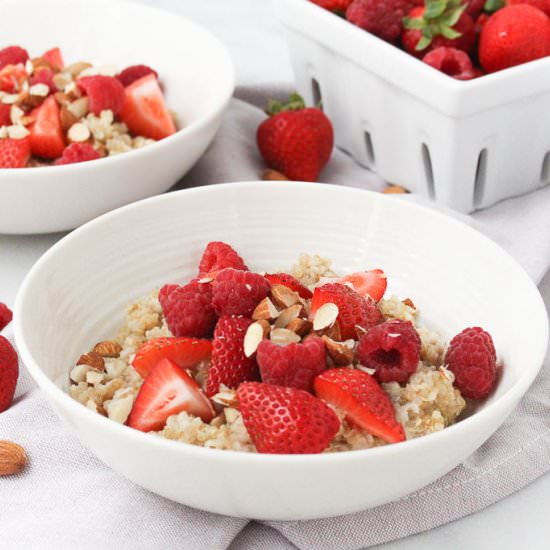 Quinoa Oatmeal - Recipe photo by ChefJulie_RD