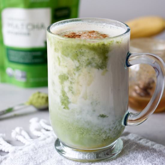Iced Nana Matcha Latte - Recipe photo by Miss_Whisk