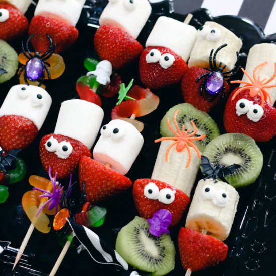 Halloween skewers - Recipe photo by girllovesglam