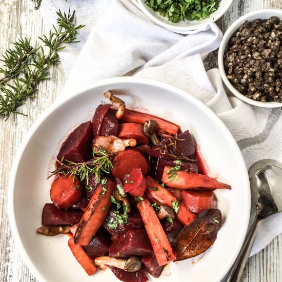 Root Vegetables Stew - Recipe photo by Healthy Forkful