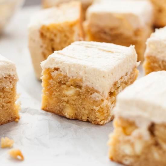 White Choc Malted Milk Blondies - Recipe photo by sugarsaltmagic