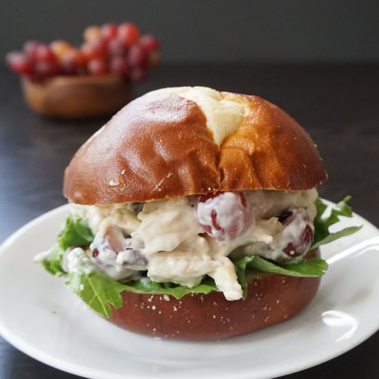 Lightened up chicken salad - Recipe photo by bijouxandbits