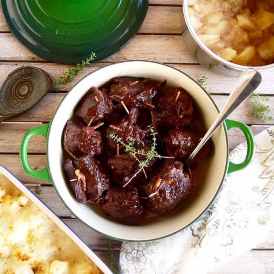 Beef Roulade {Whole30, Paleo} - Recipe photo by perchancetocook.com