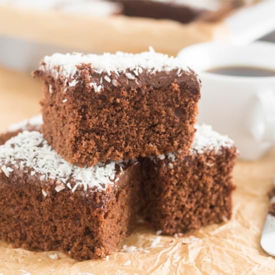 Swedish Chocolate Coffee Squares - Recipe photo by foodandjourneys