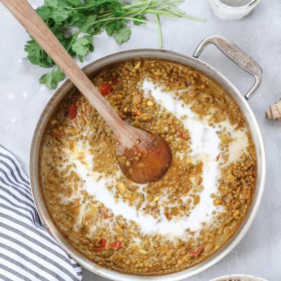 Creamy Coconut Turmeric Daal - Recipe photo by pumpkinandpeanutbutter