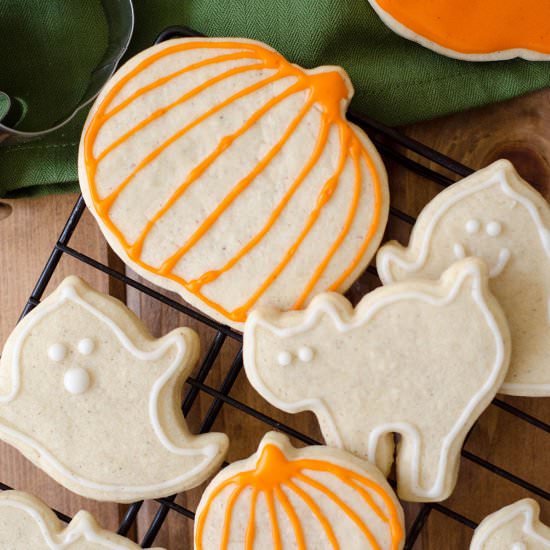 Pumpkin Spice Cut-out Sugar Cookies - Recipe photo by freshaprilflours