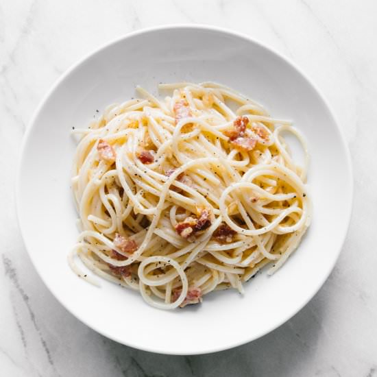 Spaghetti Alla Carbonara - Recipe photo by Greciaparra