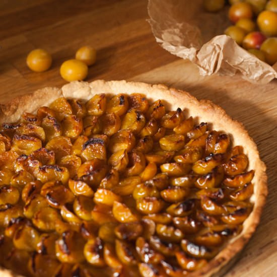 Tarte aux Mirabelles - Recipe photo by fotofeedme