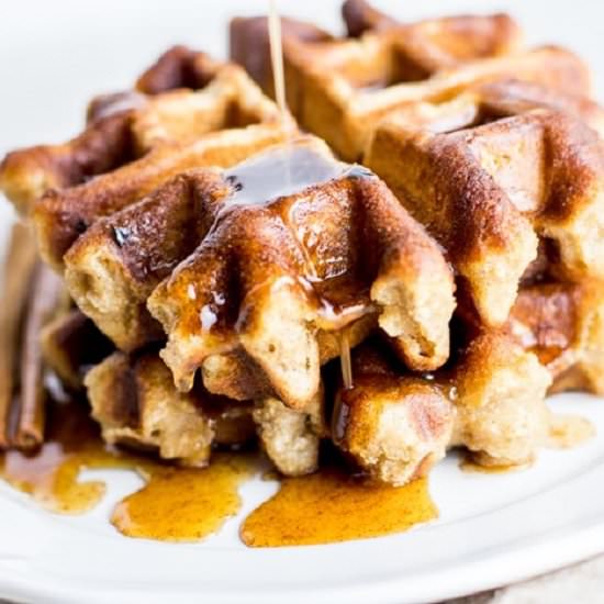Paleo Banana Bread Waffles - Recipe photo by fithappyfree