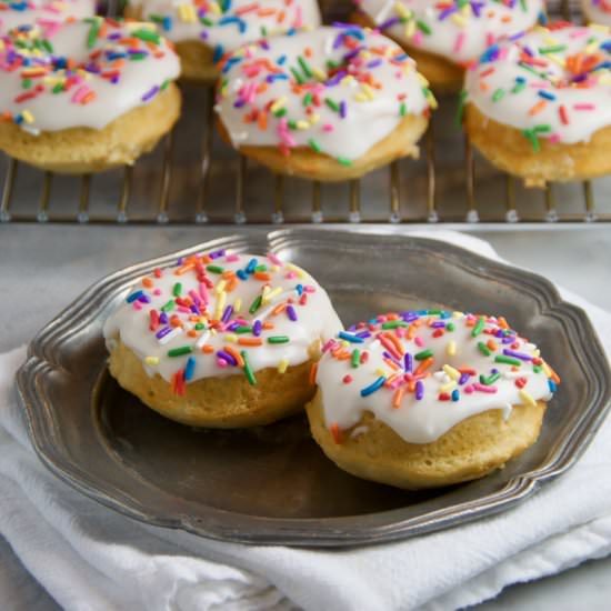 Easy Baked Cake Doughnuts - Recipe photo by thebrookcook.wordpress.com